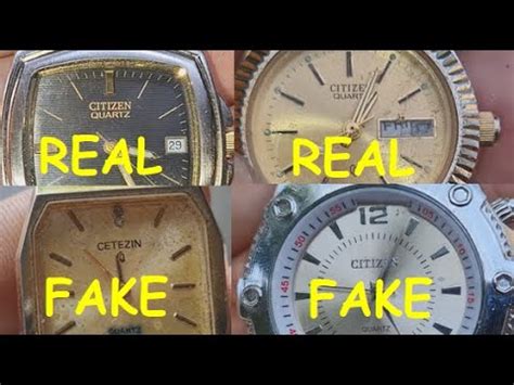 how to spot a fake citizen quartz watch|how to check citizen watch.